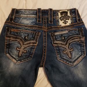 Men's slim straight Rock Revival Jean's